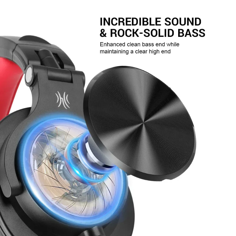 Wired Over Ear Headphone With Mic Studio DJ Headphones Professional Monitor Recording & Mixing Headset For Gaming - Image 3