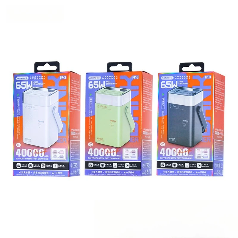 NEW movable 65W Power Banks PD22.5W Fast Charge 40000mAh Digital Display Spare Battery compatible for Smartphones - Image 2