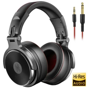 Wired Professional Studio Pro 50 DJ Headphones With Microphone Over Ear HiFi Monitor Music Headset Earphone For Phone PC