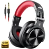 Wired Over Ear Headphone With Mic Studio DJ Headphones Professional Monitor Recording & Mixing Headset For Gaming